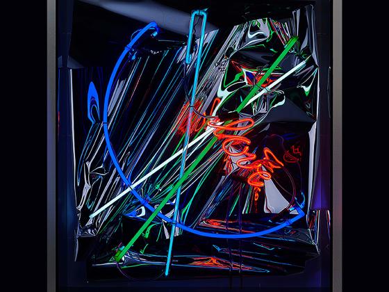 Ausstellungsplakat (Anselm Reyle: Untitled, 2024)