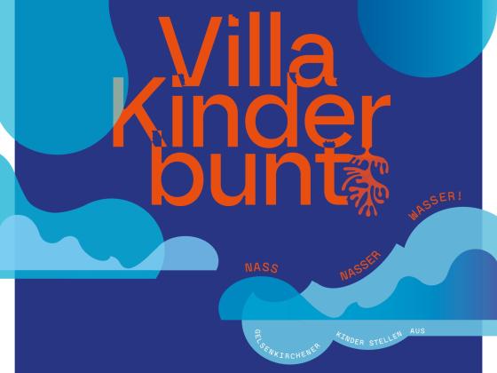Grafik zu der Ausstellung ,,Villa Kinderbunt"