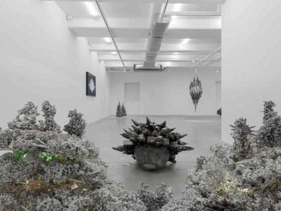Install Shot last Solo Show Invisible Cities by Bilal Hakan Karakaya at Anna Laudel gallery in Istanbul in 2023.