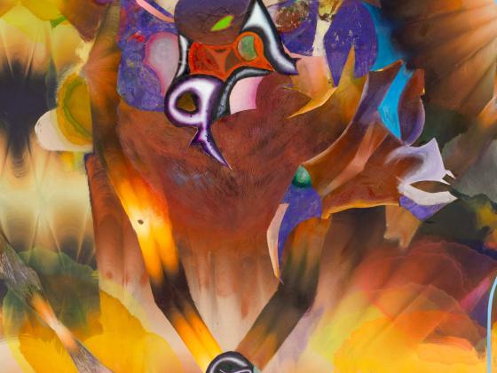 KERSTIN BRÄTSCH, MƎTA CANVAS PAINTING (Detail), 2024, FOTO / PHOTO: ANDREA ROSSETTI