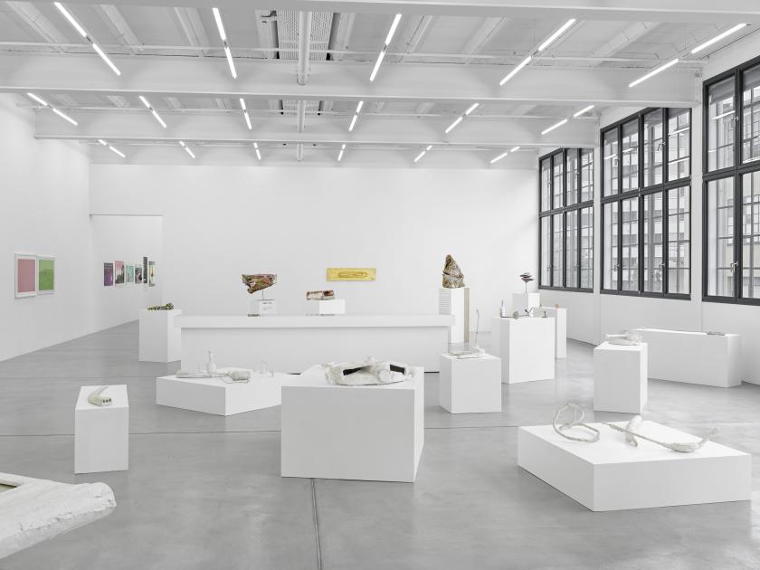 Installation view, Franz West, Die frühen Werke / Early Works, Galerie Eva Presenhuber, Maag Areal, Zurich, 2025