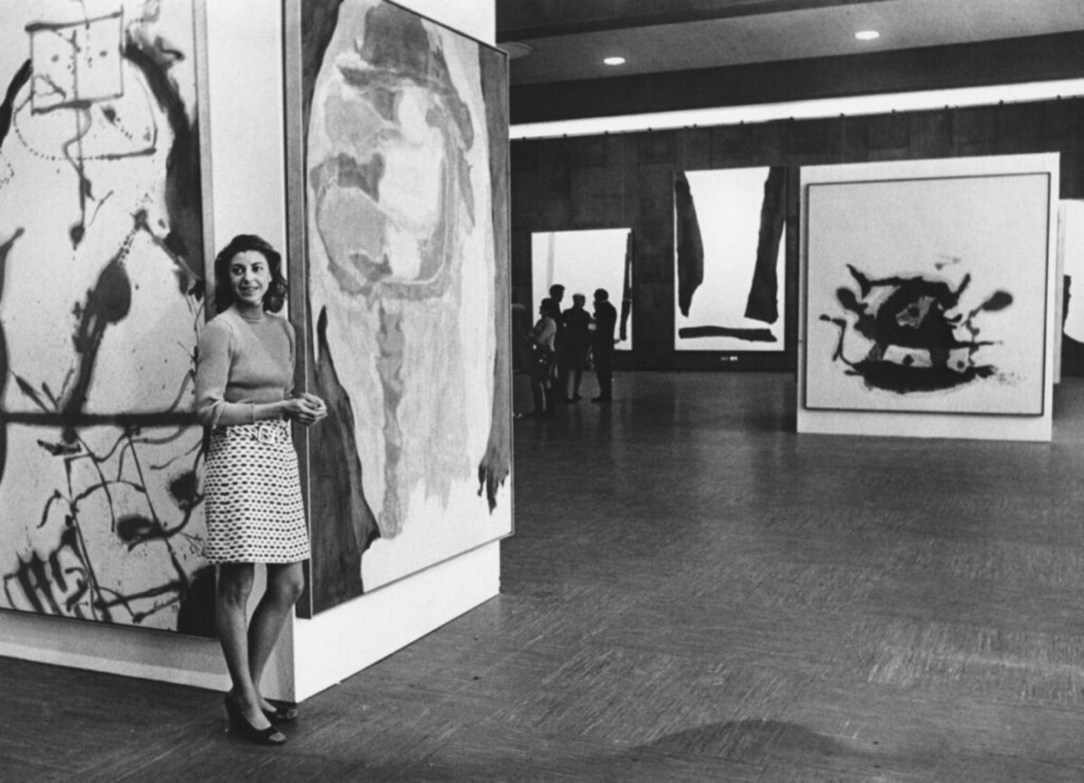 Helen Frankenthaler in der Kongresshalle Berlin, 1969