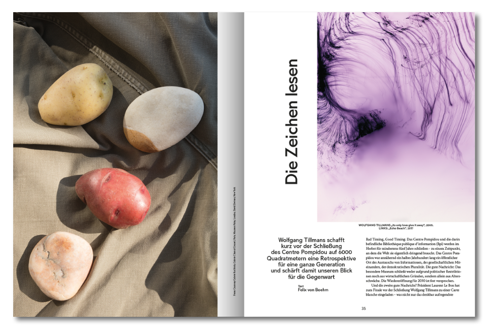 Spread Wolfgang Tillmans Monopol 07/08/2025