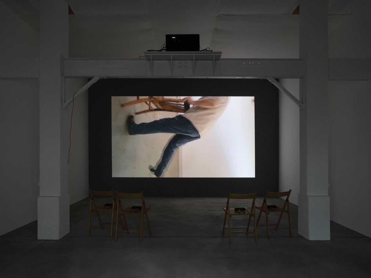 Bruce Nauman "Beckett‘s Chair Portrait Rotated", 2025