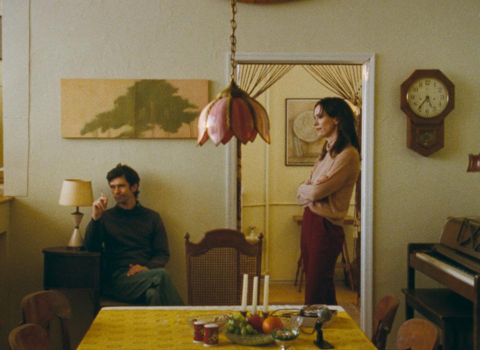 Ben Whishaw, Rebecca Hall in "Peter Hujar's Day" (Filmstill)