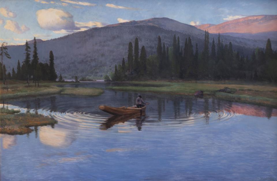 Christian Skredsvig "Der See Jupsjøen", 1901