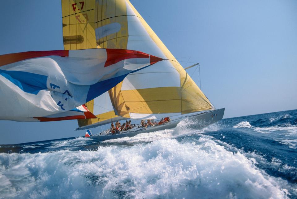 Das französische Boot "French Kiss"