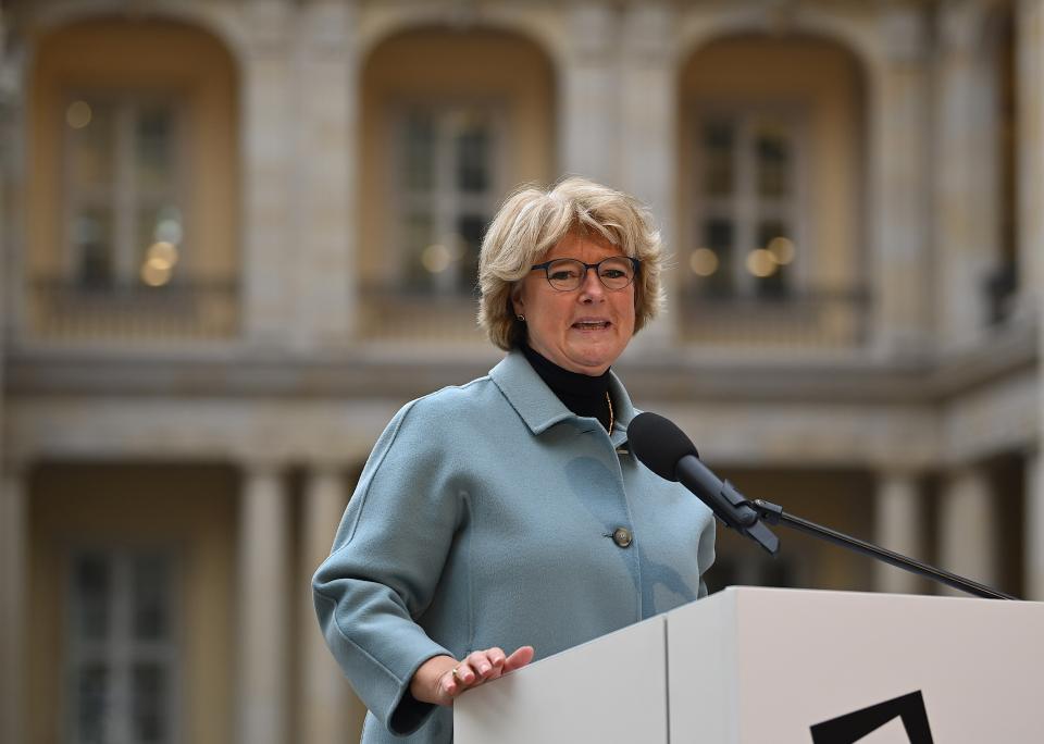 Monika Grütters (CDU) 2020 im Humboldt Forum, Berlin