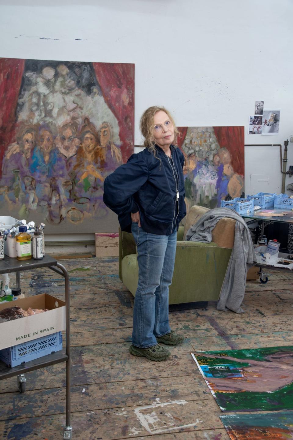 Eva Beresin in ihrem Atelier