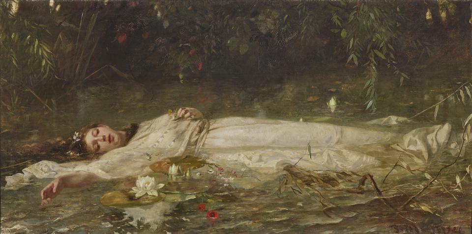 Friedrich Heyser "Ophelia", um 1900