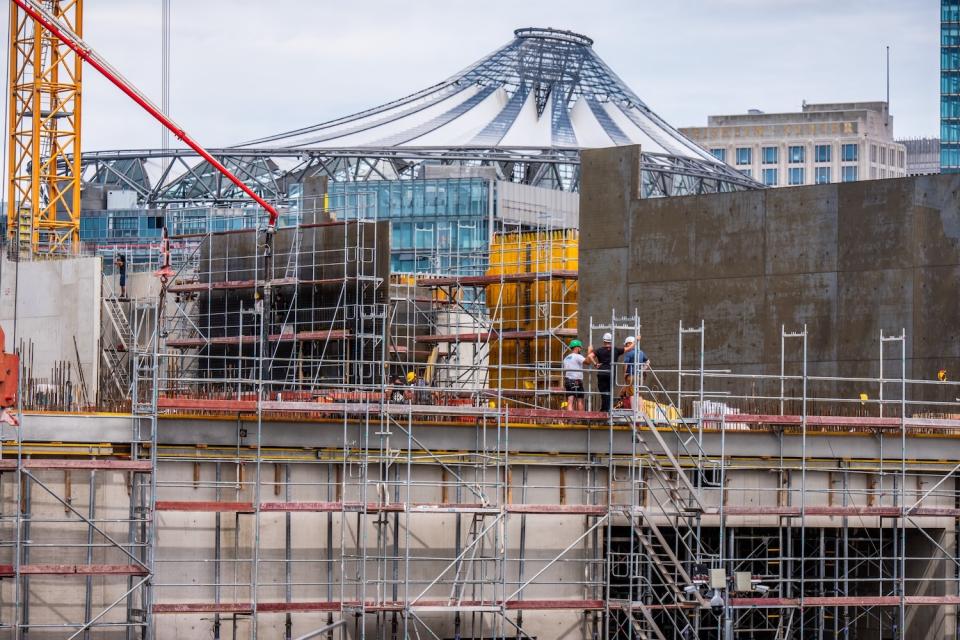 Baustelle zum Museumsneubau Berlin Modern am Kulturforum
