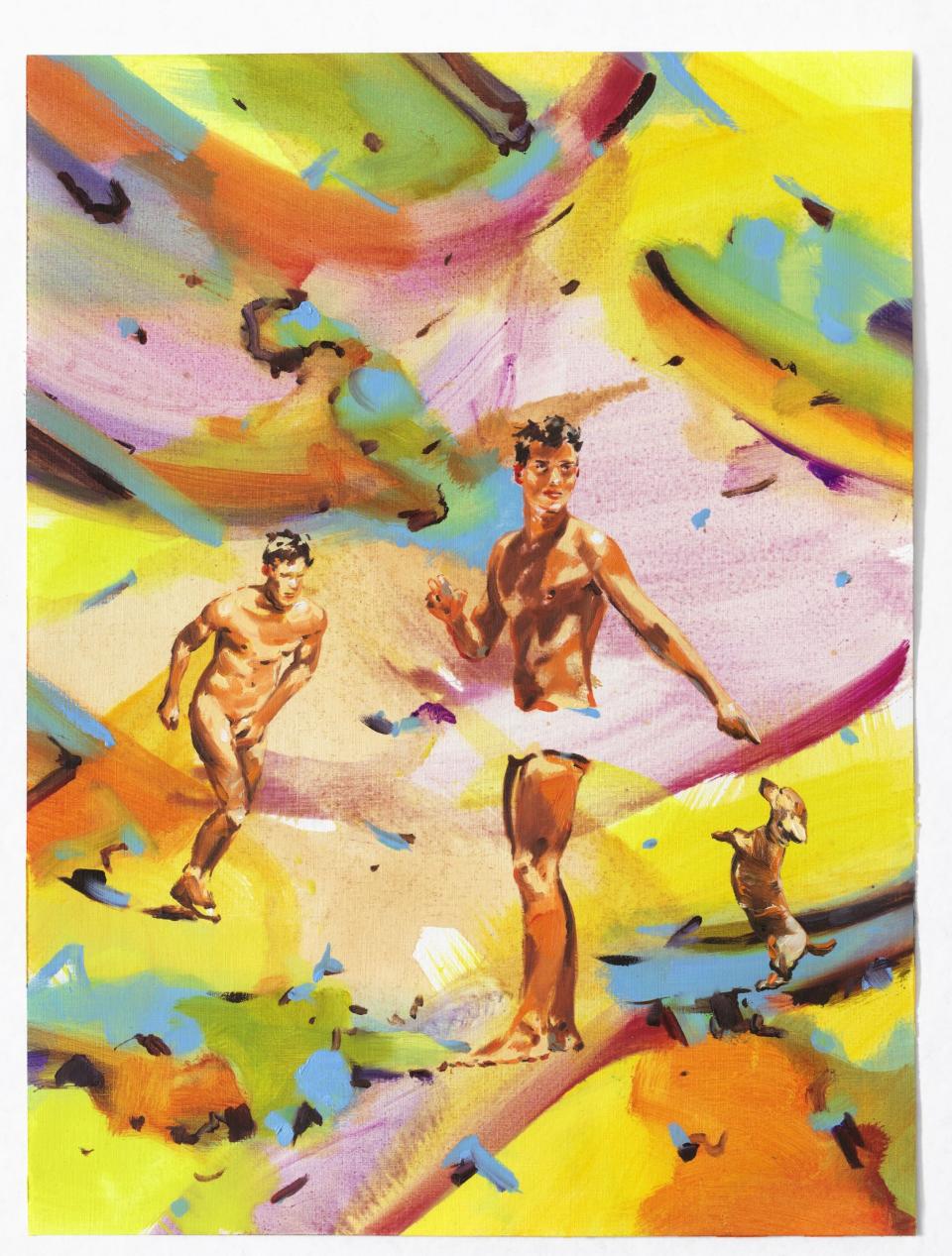 Norbert Bisky "Limerick", 2024, Ditone-Print, 40 x 30 cm, Auflage von 30 plus fünf AP