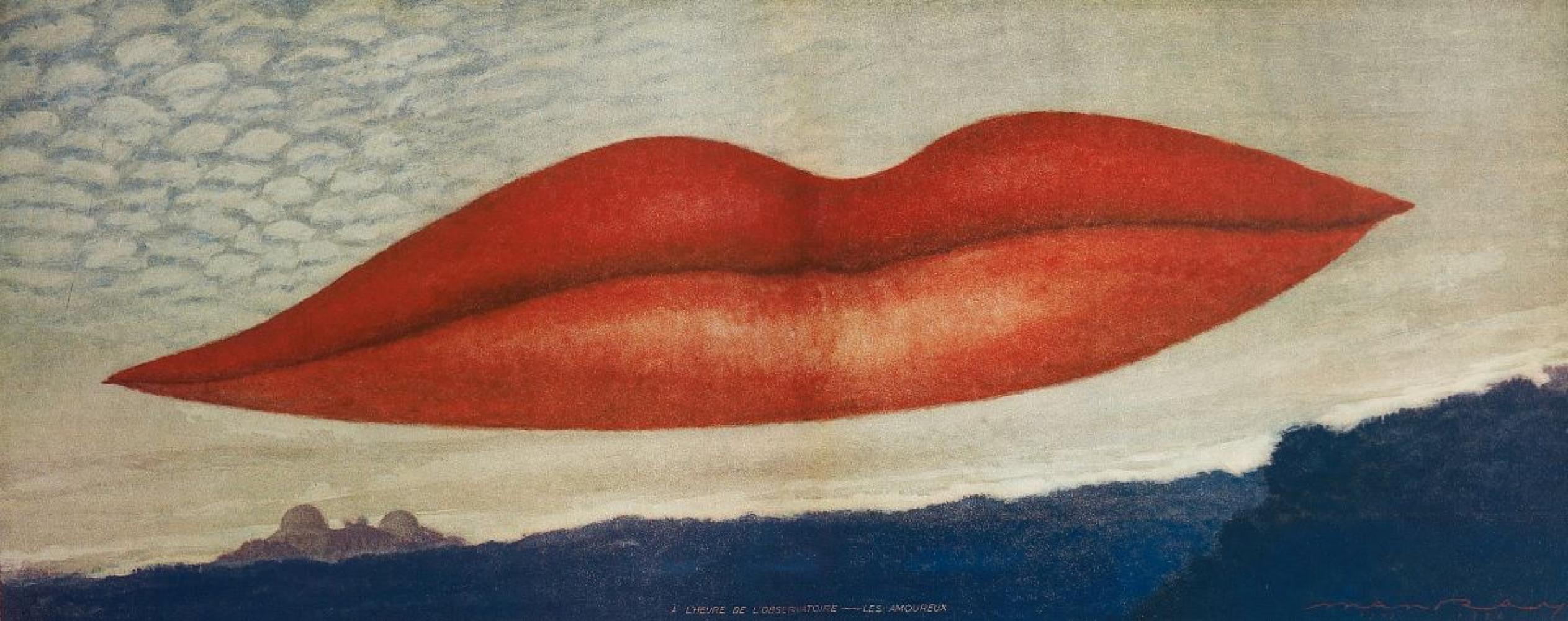 Man Ray "Sternwartenzeit – Die Liebenden (À l’heure de l’observatoire – Les Amoureux)", 1970