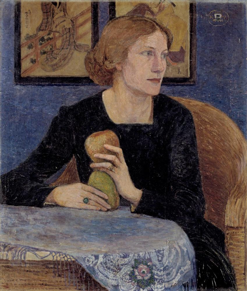 Heinrich Vogeler "Porträt Martha Vogeler", 1910