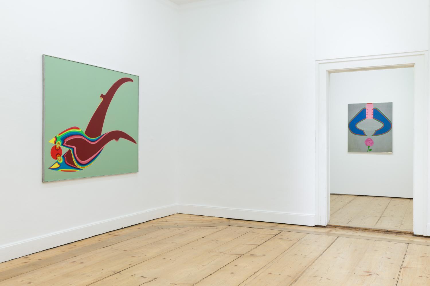 Sine Hansen, Installationsansicht Kunstverein Braunschweig, 2025