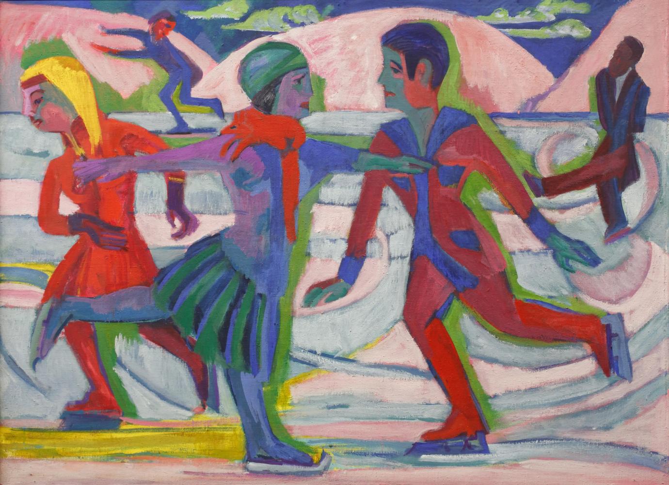 Ernst Ludwig Kirchner "Schlittschuhläufer", 1924/25