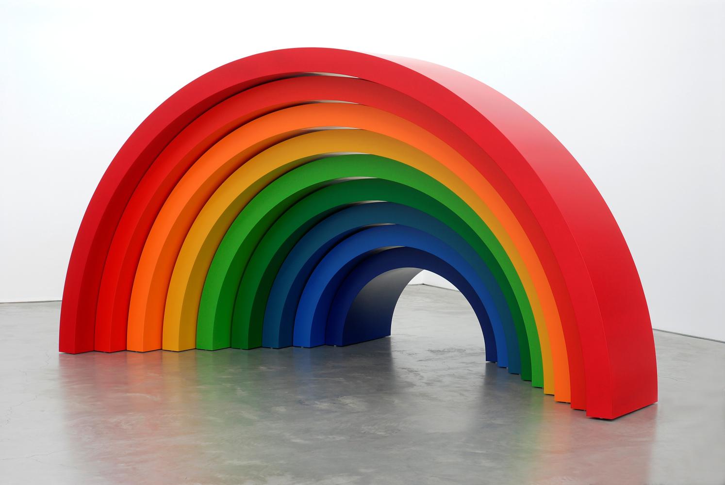 Emily Floyd "Steiner Rainbow (6 Meters)", 2025
