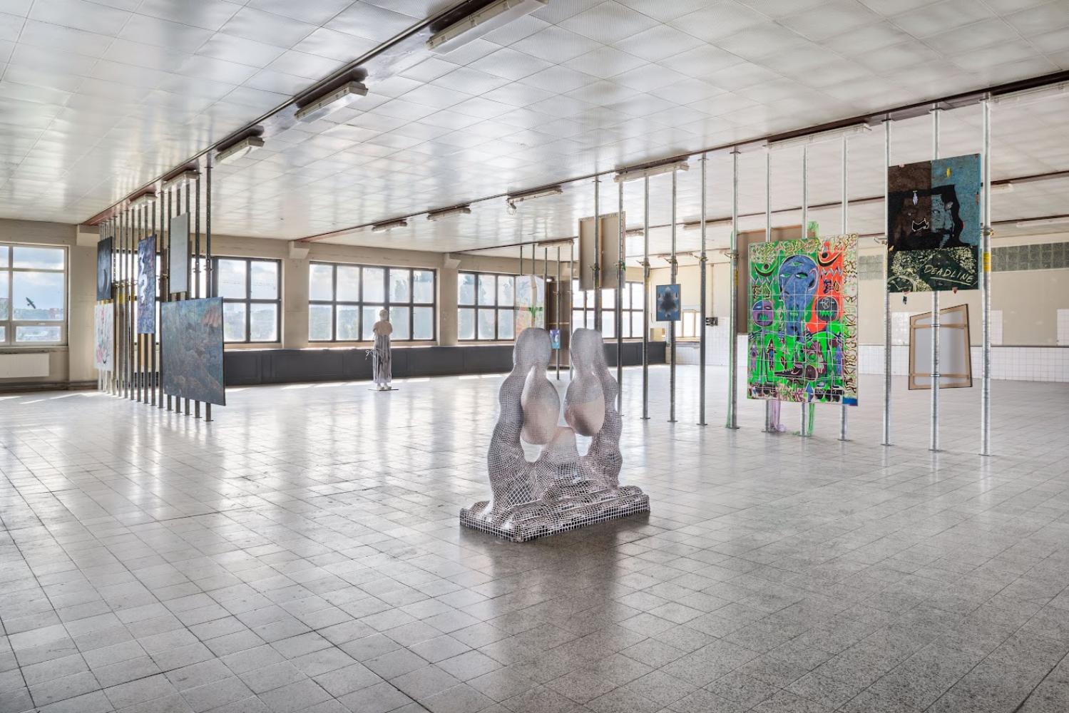 Installationsansicht "HAC#1", Pragovka Gallery, Prag, 2022