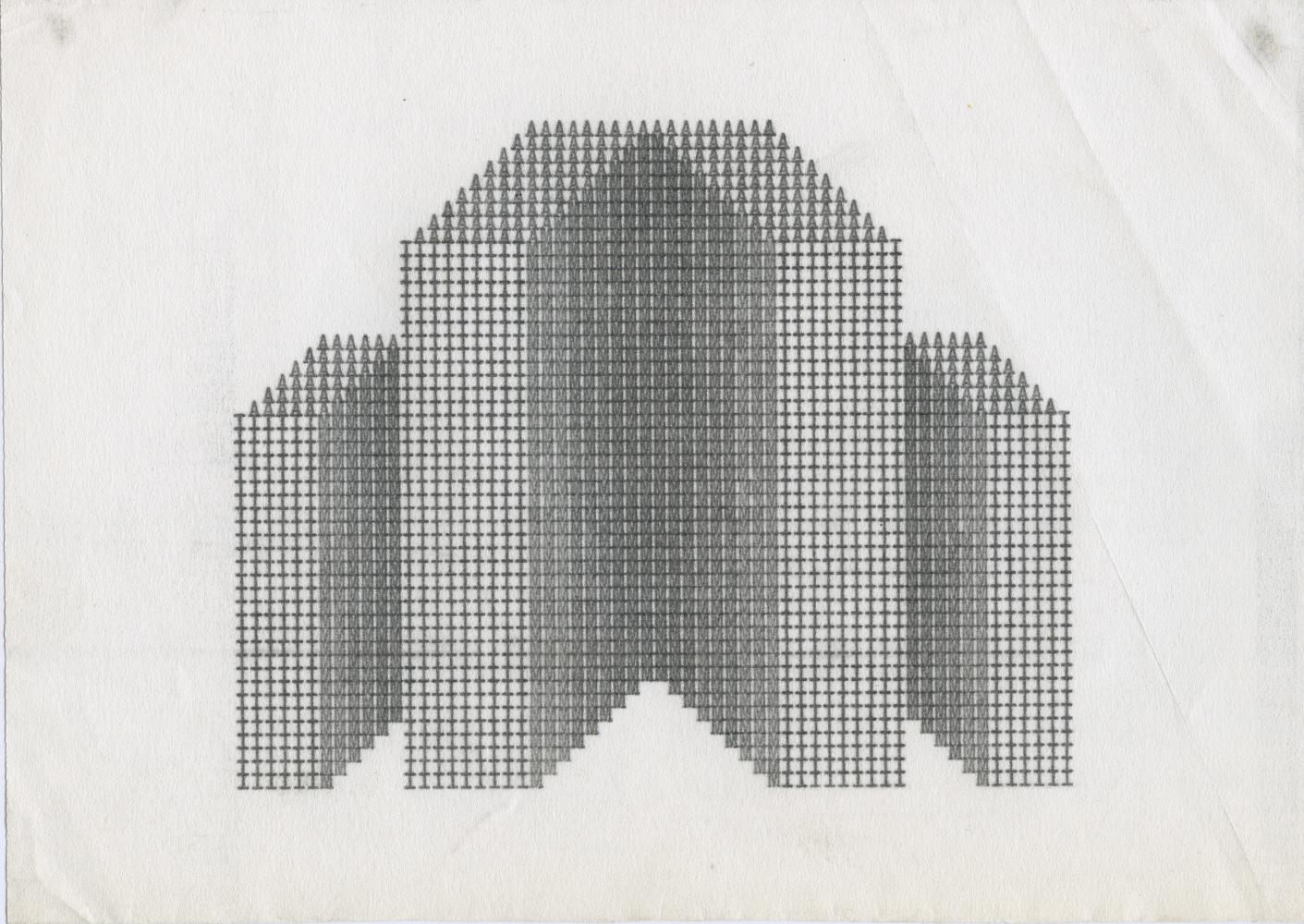 Ruth Wolf-Rehfeldt "Concrete Architecture", 1975